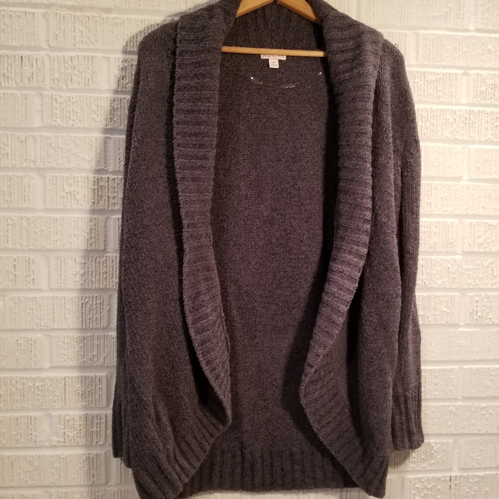 3 for 20 Merona L dark gray sweater jacket